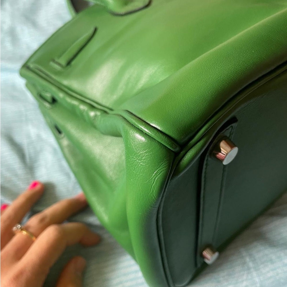 Hermes Birkin 30 Swift Green Vert Bengale PHW Bag - Picture 8 of 13